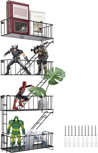 Fire escape wall shelf - shelf, tier